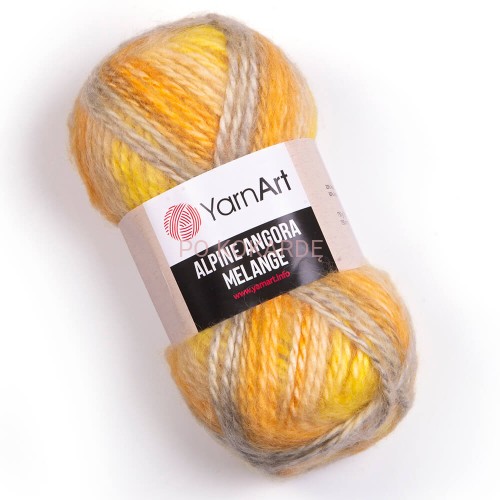 Robe En Angora Mélangé - Couleur Gris & Crème, Taille 38 - Parfait État