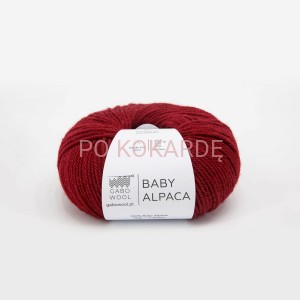 BABY ALPACA 100% wełna RJ2055 czerwień 