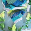 Włóczka Katia Boomer col. 103 (zielony, niebieski, żółty)