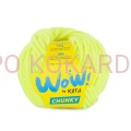 Włóczka Katia WOW Chunky col. 72 (Żółty Neon)