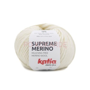 Włóczka Katia Supreme Merino col. 80 (ecru)
