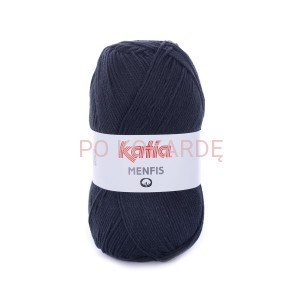 Włóczka Katia Menfis col. 02 (czarny)