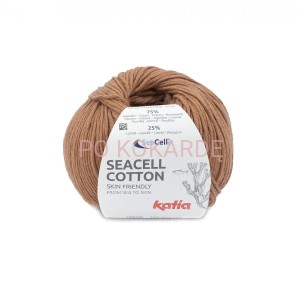 Włóczka Katia Seacell Cotton col. 123 (miedziany brąz)