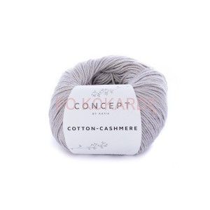 Włóczka Katia Cotton Cashmere col. 56 (jasny szary)
