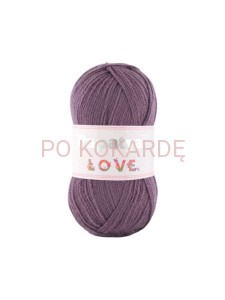 Włóczka Papatya Love col. 4545 (brudny fiolet)
