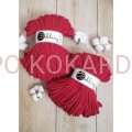 BOBBINY sznurek pleciony 5mm (Klasyczny Czerwony)