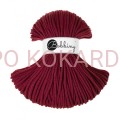 BOBBINY sznurek pleciony 5mm (Czerwone Wino)
