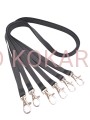 Smycze na identyfikator 10mm ciemno szara (50szt/op)