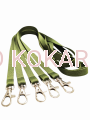 Smycze na identyfikator 10mm khaki (50szt/op)