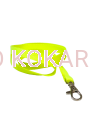 Smycze na identyfikator 10mm neonowa żółta (10szt/op)
