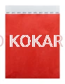 Opaska papierowa na rękę Tyvek T09 col. czerwony (10szt) 