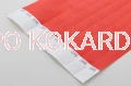 Opaska papierowa na rękę Tyvek T09 col. czerwony (10szt) 