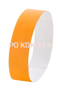 Opaska papierowa na rękę Tyvek T10 col. pomarańczowy (10szt)