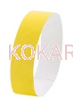 Opaska papierowa na rękę Tyvek T11 col. żółty (10szt)