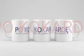 KUBEK z logo 300ml (5szt) biały klasyczny
